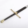 Sir William Wallace sword with patinated brass finish